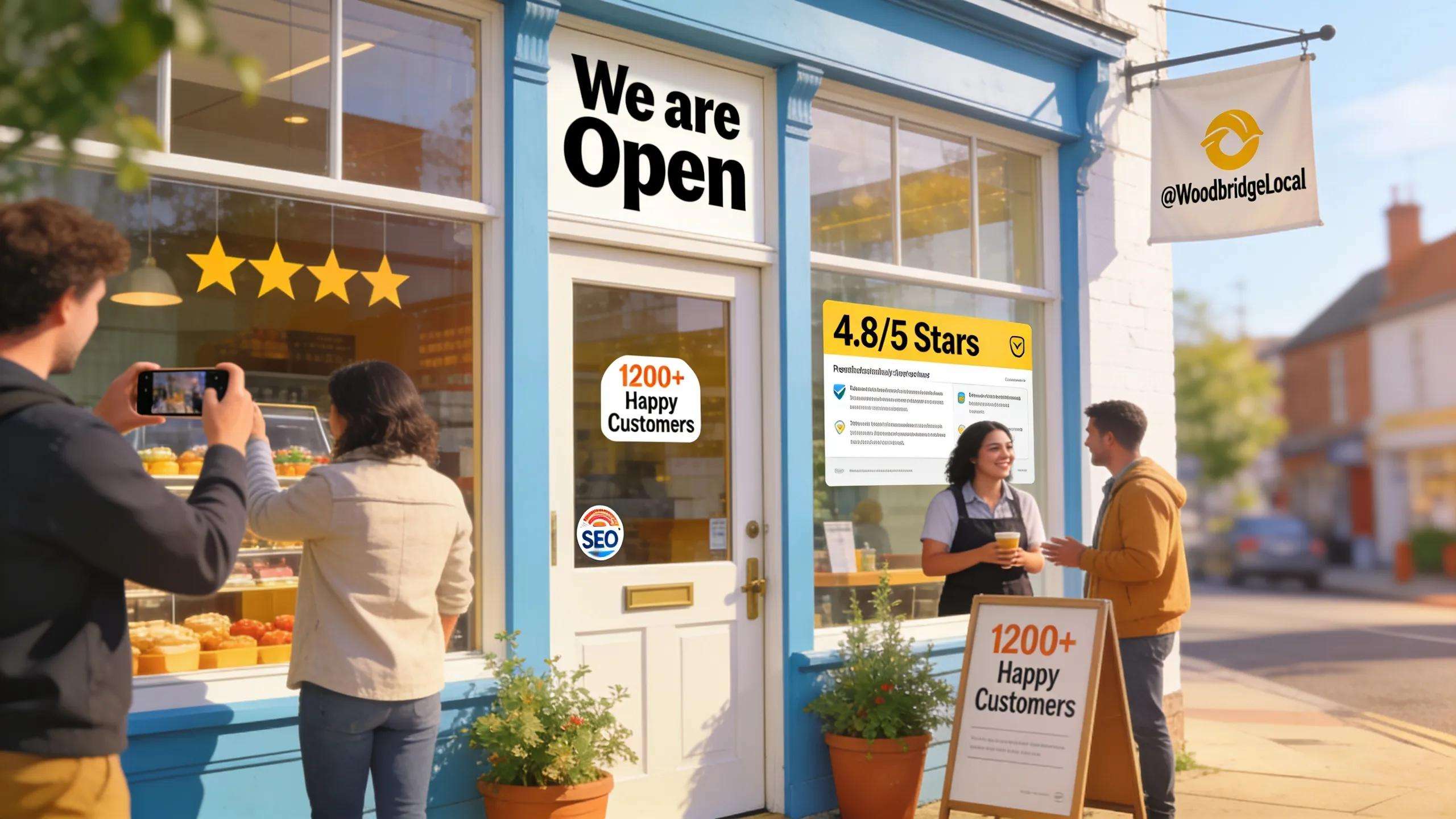 Local business in Woodbridge emphasizing community engagement and customer interaction